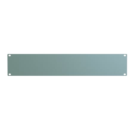Hammond 2U FLAT STEEL RACK Panel PBPS19003GY2